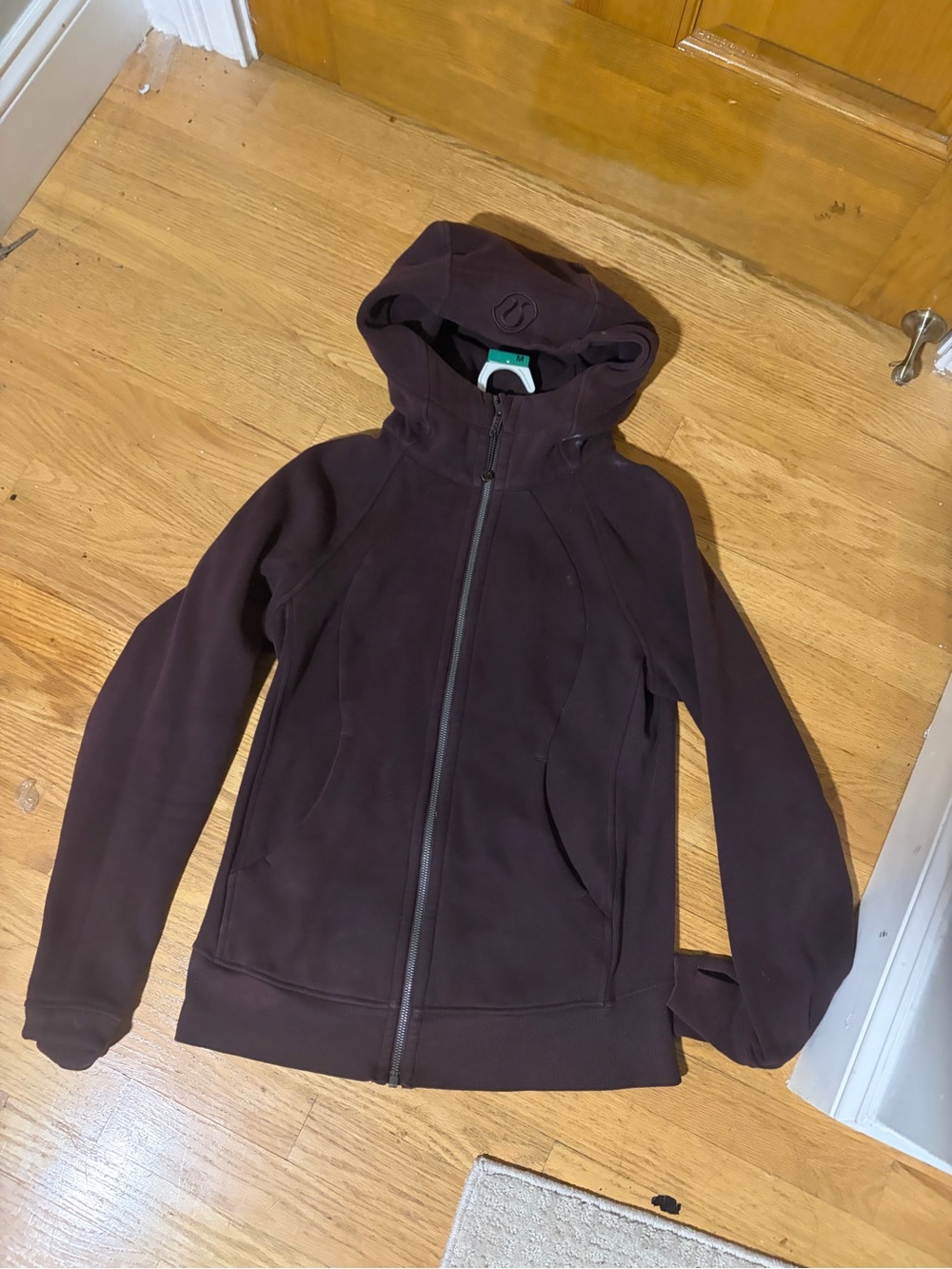 lululemon athletica Women's Dark Brown Hooded Zip Jacket